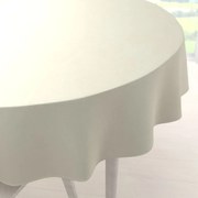 Biante Zamatový okrúhly obrus Velvet Premium SVP-003 Smotanový Ø 110 cm