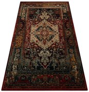 Koberec POLONIA ALHAMBRA Ornament rám, rubín