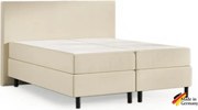 Kontinentálna posteľ Emma Classic boxspring ONE 200x180 krémová