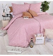 Flanelové obliečky Alya rosa EMI, Štandardný set jednolôžko obsahuje 1x 140x200 + 1x 70x90