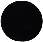 Koberec RABBY čierny kruh