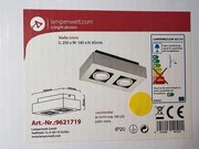 Lampenwelt - Bodové svietidlo 2xGU10/5W/230V