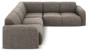 Sivá rohová pohovka (variabilná/do L) Molino – Micadoni Home