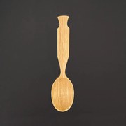 AMADEA Drevená lyžica, masívne drevo, dĺžka 20 cm