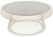 Lisboa konferenčný stolík biely Ø86 cm