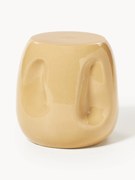 Okrúhly keramický odkladací stolík Currents