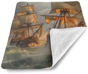 Sablio Deka pre bábätko Plachetnica vo vlnách - 80x100 cm