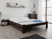 Posteľ Ada 140 x 200 cm, orech Rošt: S latkovým roštom, Matrac: Matrac Somnia 18 cm