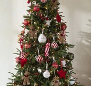 2ks hnedá závesná ozdoba perníček - 14*3*14 cm