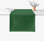 Goldea behúň na stôl malaga - tmavo zelený 20x120 cm