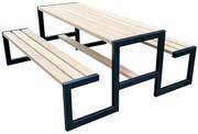Záhradný komplet Picknick Grande prírodné drevo