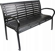 CH Záhradná lavička Trusty - čierna