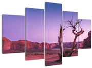 Obraz stromu u červených skál (150x105 cm)