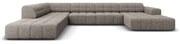 Tmavosivá rohová pohovka (ľavý roh/do tvaru "U") Chicago – Cosmopolitan Design