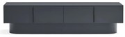 Antracitový TV stolík 200x50 cm Totem – Teulat