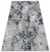 Koberec AKRYL VALS 6744 Abstrakcia sivý / modrý