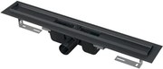 Sprchový žľab Alca 75 cm nerez černá mat APZ1BLACK-750