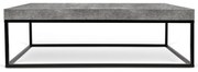 Konferenčný stolík v dekore betónu TemaHome Petra Low