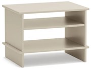 Krémovobiely nočný stolík s poličkami Inari – Teulat