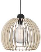 Nordlux Drevený závesný luster Chino pre žiarovku E27 ø30cm 84833014
