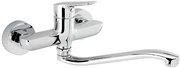 Drezová - umývadlová batéria Novaservis Metalia 54 s otočným ramienkom 150 mm chróm 54070,0