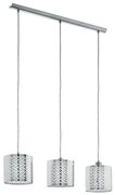 Eglo 49166 - Luster na lanku LEAMINGTON 1 3xE27/60W/230V