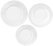 Sklenená jedálenská súprava 18 ks Luna – Orion