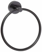 SAPHO XB402 X-Round Black držiak uterákov kruh, čierna