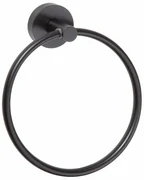 SAPHO XB402 X-Round Black držiak uterákov kruh, čierna