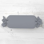 Biante Vankúš valec bonbon Rongo RG-068 Sivý 15x40 cm