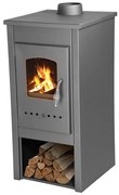 STREND PRO krbové kachle Thalia Nera Lite, 5,4 kW, 120 mm, šedé