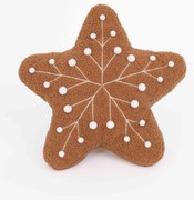 Vianočný vankúšik - Perníček vločka