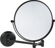 Bemeta Design DARK: Kozmetické zrkadlo, ø 200 mm, obojstranné - 172201510