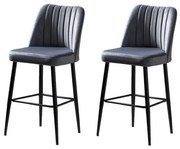 Súprava barových stoličiek Vento Grey, 2 ks, 2 ks