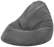 Sedací vak DROP XXL melanž čierny