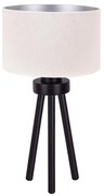 Duolla - Stolná lampa LYON 1xE27/15W/230V pr. 30 cm krémová DU602259