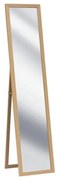 5five - Stojacie zrkadlo TASSO 155x35 cm hnedé