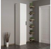 Policová skriňa Nemake 15 (biela) . Akcia -24%. Vlastná spoľahlivá doprava až k Vám domov. 1093930