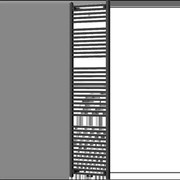 Mexen Mars kúpeľňový radiátor 1800 x 500 mm, 814 W, Čierna - W110-1800-500-00-70