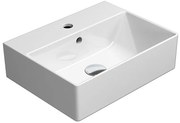 GSI GSI, KUBE X keramické umývadlo 45x35 cm, biela ExtraGlaze, 9485111