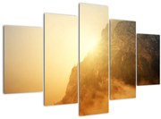 Obraz hory v hmle (150x105 cm)