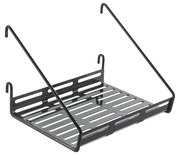 Čierny kovový komponent - polica 18x15 cm Mural – Metaltex