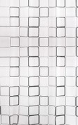 BISK Erga Peva, sprchový záves 180x200cm, polyester, biela-čierna, ERG-06894
