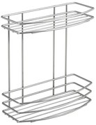 Aqualine Aqualine, Chrom LINE drôtená polica dvojitá, chróm, 37014