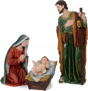 Vianočné Vianoce Vianočný Betlehem S Rodinou A Rodinným Jozefom, Výška 100 CM