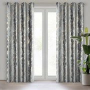 ZATEMŇOVACÍ ZÁVES NA KRÚŽKOCH MELODY 140X250 CM SIVÁ