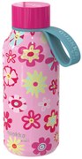 Nerezová termofľaša Solid Kids s pútkom Flowers 330 ml