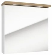 Zrkadlová skrinka Naturel Stilla + LED 60x60 cm biela STILLAE06017