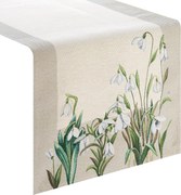 GOBELÍNOVÝ BEHÚŇ NA STÔL NIVALIS 45X140 CM VZOROVANÁ