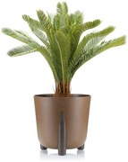 PLASTOVÝ KVETINÁČ MOSS ECO 25X26 CM HNEDÁ